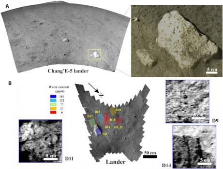 China's Chang'e-5 probe finds on-site evidence of water on the Moon's surface1